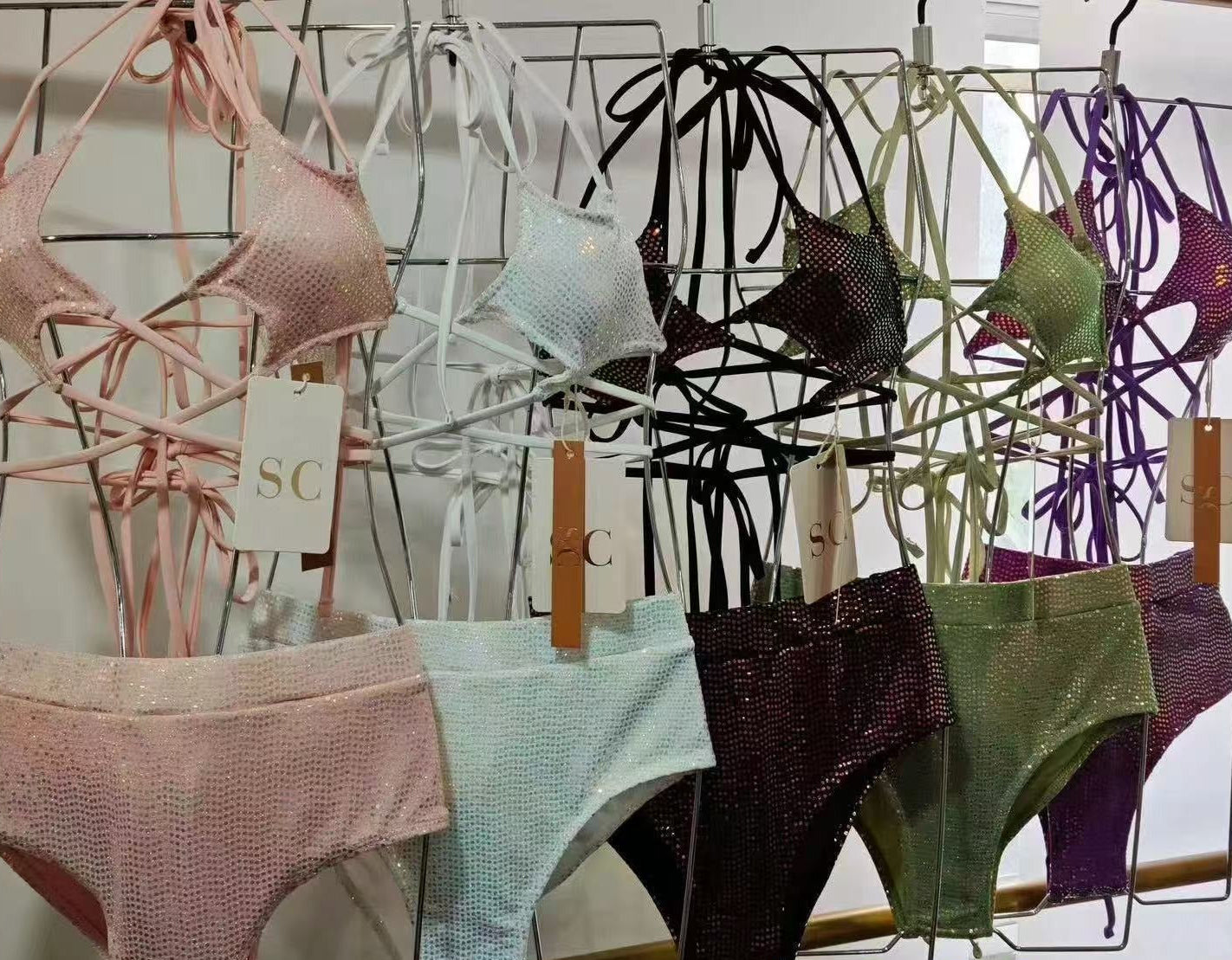 Conjunto Holográfico Perolado 2 Peças