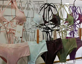 Conjunto Holográfico Perolado 2 Peças