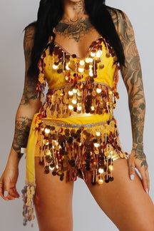 Conjunto Paetê Shine - 3 Peças