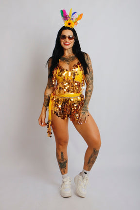 Conjunto Paetê Shine - 3 Peças