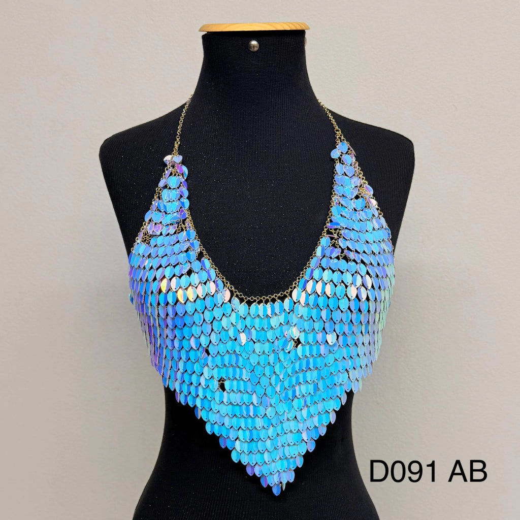 Body Chain Modelo Blue Star