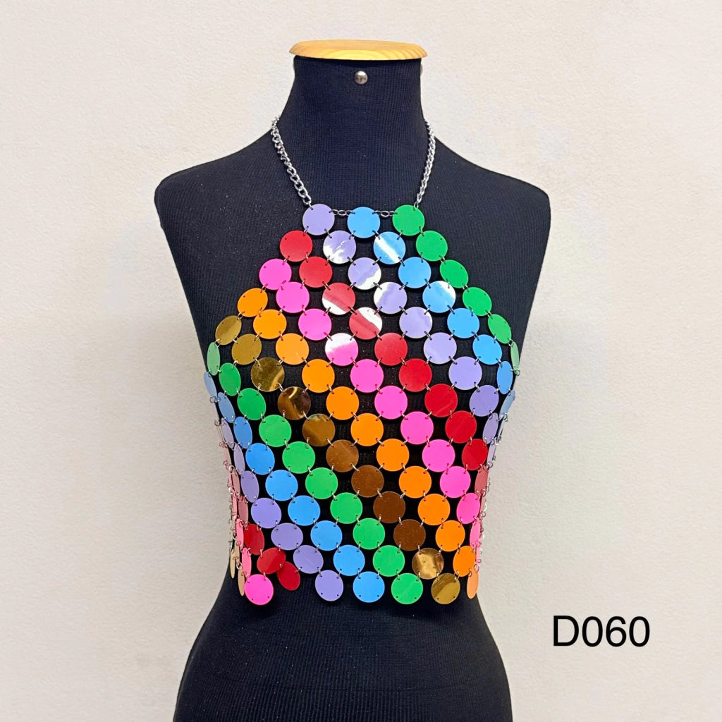 Body Chain Modelo Bloquinho