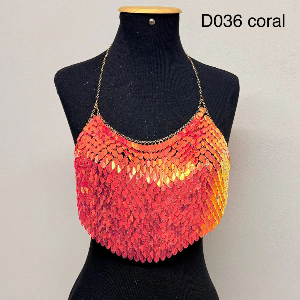 Body Chain Modelo Por do Sol